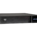 Eaton Smart2200RM2U 1950W Line-Interactive UPS front view showing LCD screen and control buttons