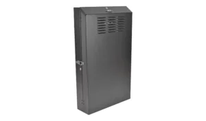 Eaton SRWF6U36 6U Low-Profile Server Rack | SmartRack front view with locking glass door and vented panels