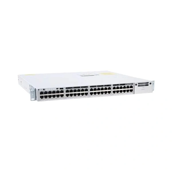 Cisco C9300L-48P-4G-E chassis showing its structured port layout built for scalable enterprise network expansion.