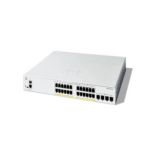 Compact Cisco C1300 24-port switch providing high-speed gigabit performance and secure, scalable networking for business environments.