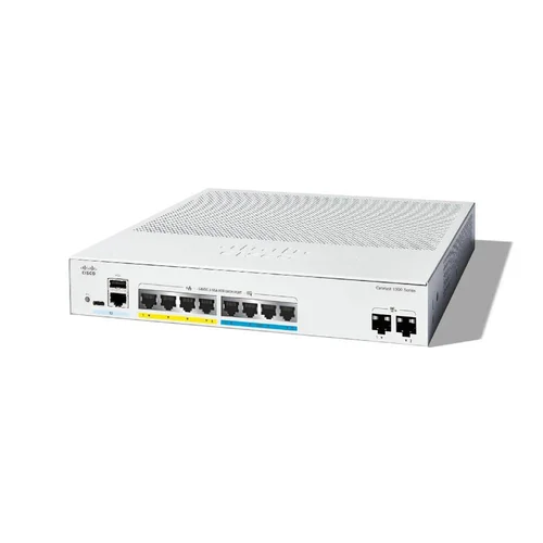 Cisco C1300-8MGP-2X Layer 3 switch designed for high-performance routing and reliable connectivity in enterprise networks.