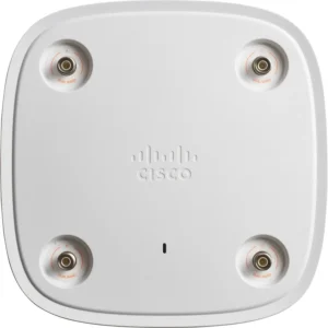 Sleek external-mount 9115AXE access point displaying its low-profile chassis designed for high-density wireless environments.