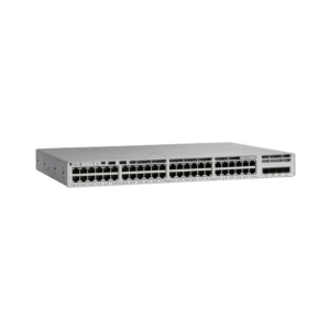 High-capacity Cisco Catalyst 9200L switch with 48 Layer 3 ports, engineered for secure and efficient enterprise networking.