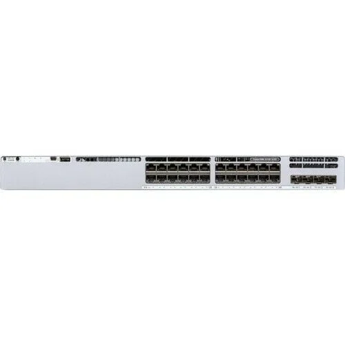 Compact and robust 24-port Cisco C9300L PoE+ switch providing scalable network management and secure, efficient performance for businesses.