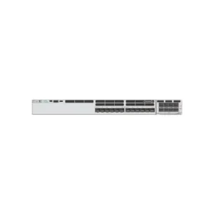 Cisco C9300X-12Y-E advanced 12-port Ethernet switch featuring high-speed uplinks and modular network scalability.