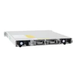 Angled perspective of Cisco C9500-48Y4C-A highlighting rack-mount design and integrated cooling system for optimized performance.