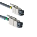 Coiled Cisco CAB-SPWR-150CM power cord designed for stable power delivery to compatible network switches.