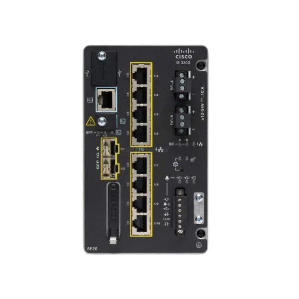 Cisco IE-3300-8T2S-E Industrial Rugged Switch