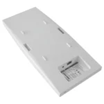 Rear view of Cisco Meraki MR56 showing mounting panel and Ethernet port layout for flexible ceiling installation.