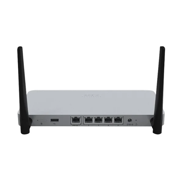 Compact and reliable Meraki MX67C router providing seamless network control and optimized wireless performance for businesses.