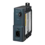 Front view of Cisco IE3000 Expansion Power Module featuring modular connectors for extending industrial switch power capabilities.