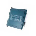 Side perspective of Cisco IE3000 Expansion Power Module highlighting durable casing and compact design for integration with IE3000 switches.