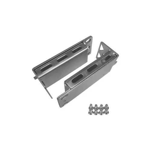 Side view of Cisco RCKMNT-19-CMPCT showcasing durable mounting arms and precision screw alignment for network equipment setup.