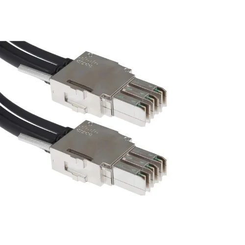 Durable Cisco StackWise-480 short-length cable designed for high-speed data stacking between compatible Catalyst switches.