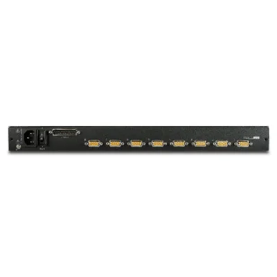 APC AP5808 Rear View with 8-Port Integrated KVM Switch Ports