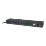 APC AP7800B Rear View showing (8) NEMA 5-15R Outlets and 12ft Power Cord