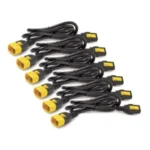 Short Locking C13 Power Cord Kit (6 Ea) North America