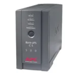 APC Back-UPS CS 500VA 300W Tower UPS Black Front View