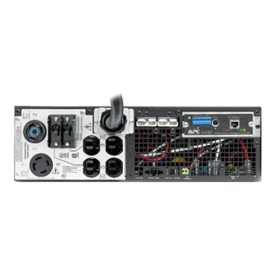 APC SURTD6000RMXLP3U Rear Panel showing Hardwire Input and Outlets