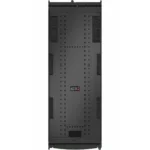 AR3350B2 Interior showing Vertical PDU Mounting Brackets and Cable Channels