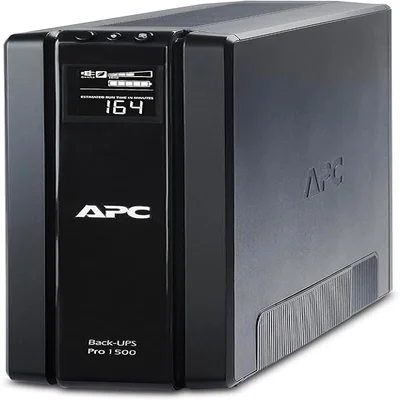 APC Back-UPS Pro 1500VA 120V Tower with LCD Display Front View