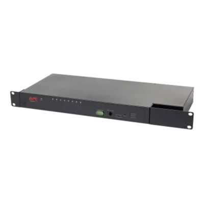 APC KVM 2G 8-Port Analog Switch Front Panel with Port Selection Buttons