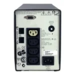 APC SC620I Rear Panel with 3x IEC C13 Outlets and Data Line Protection