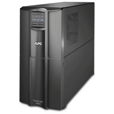 APC Smart-UPS 3000VA 2700W 230V Tower UPS with LCD Front View