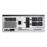 APC SMX3000HVNC Rear View with 8x IEC C13, 2x IEC C19 Outlets and Network Card