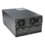 APC SRT10KRMXLT30 Rear View showing NEMA L6-30P Input Plug and L6-30R Outlets