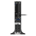 APC SRT1500XLA Rear View with NEMA 5-15P Plug and (6) NEMA 5-15R Outlets