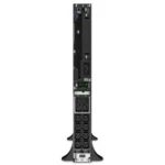 APC SRT2200XLI Rear View with (8) IEC C13, (2) IEC C19 Outlets and SmartSlot