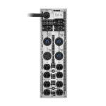 APC SRT5KTF Rear View with NEMA L6-30P Input and 12x NEMA 5-20R 120V Outlets
