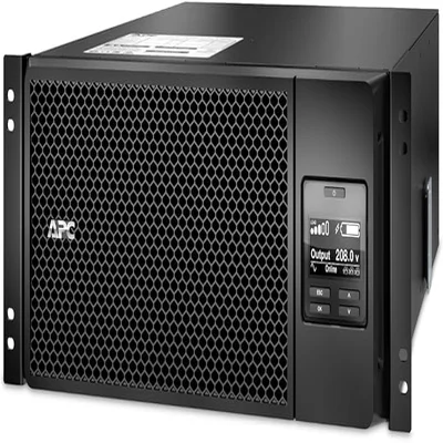 APC Smart-UPS SRT 6000VA 6kVA 208V Rackmount 4U Online UPS Front View