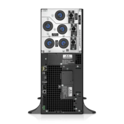 APC SRT6KXLT Rear Panel showing NEMA L6-20R, L6-30R Outlets and L6-30P Input Plug