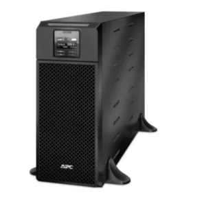 APC Smart-UPS SRT 6kVA 6000VA 208V Online UPS Tower Front View with LCD Display