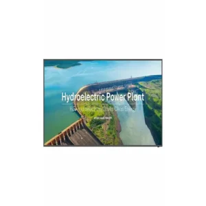 Front view of LG 105-inch Ultra-Wide Stretch Digital Signage featuring a unique panoramic aspect ratio and IPS panel.