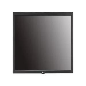 Front view of LG 21.5-inch compact digital signage display with 1920x1080 resolution.