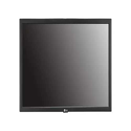 Front view of LG 21.5-inch compact digital signage display with 1920x1080 resolution.