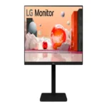 Front view of the LG 24-inch TAA Compliant Full HD monitor designed for government and secure business environments.