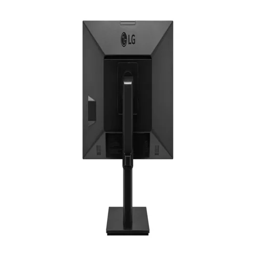 Rear view of LG 24-inch Thin Client highlighting the cable management system and central port cluster.