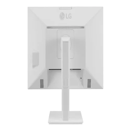 Rear view of LG 24-inch Thin Client showing the integrated PC housing, cooling vents, and various connectivity ports.