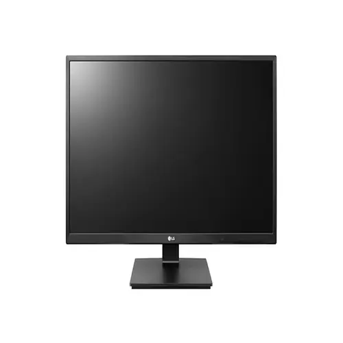Front view of LG 27-inch Full HD monitor with TAA compliance and a matte anti-glare screen.