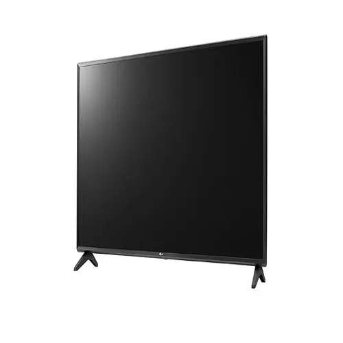 Front view of the LG 32-inch digital signage display featuring a 1366 x 768 resolution and slim commercial-grade bezel.