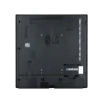 Rear view of LG 32-inch signage display showing the compact housing and industrial-grade connectivity for 24/7 use.