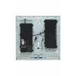 Rear view of the 32-inch open-frame display showing the exposed mounting brackets for custom kiosk integration.