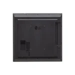 Rear view of LG 49-inch signage showing the sleek profile and recessed cable management area.