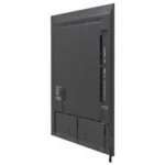 Rear view of LG 49-inch signage display showing the rugged chassis and specialized BrightSign interface ports.