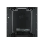 Rear view of LG 49-inch video wall module showing the specialized alignment hardware and multi-display control inputs.
