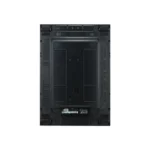 Rear view of the 55-inch video wall panel showing the daisy-chain input/output ports for multi-display synchronization.